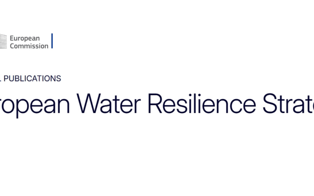 Water is life, and Europe is facing an urgent need to protect this vital resource.